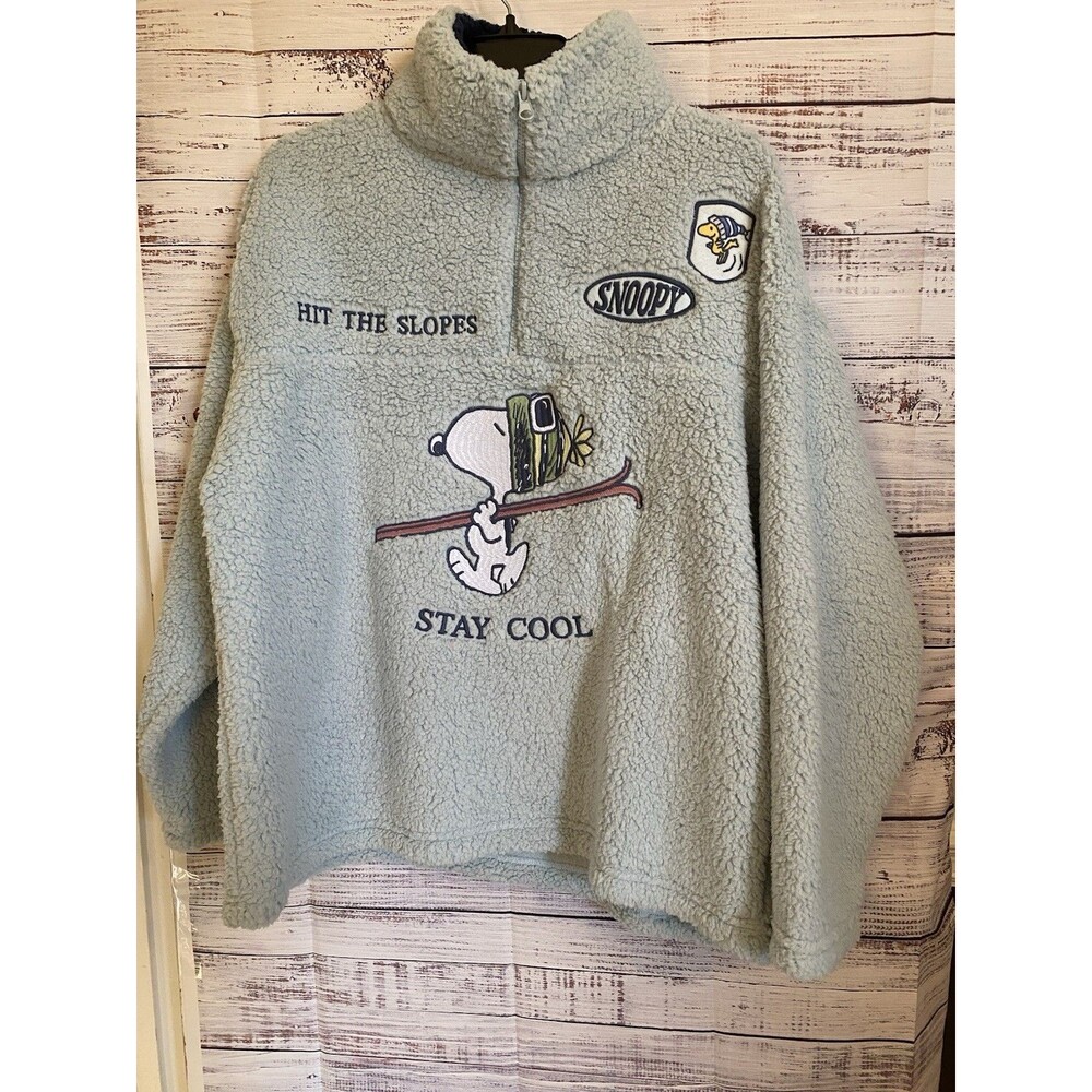 Snoopy Women's Peanuts Character Winter Sherpa Pullover